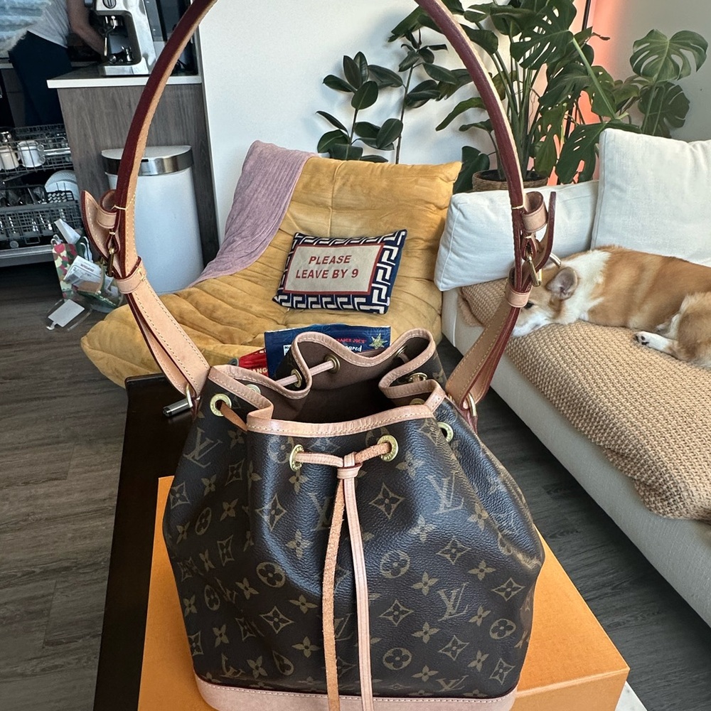 Louis Vuitton Dark Brown Monogram Bucket Bag